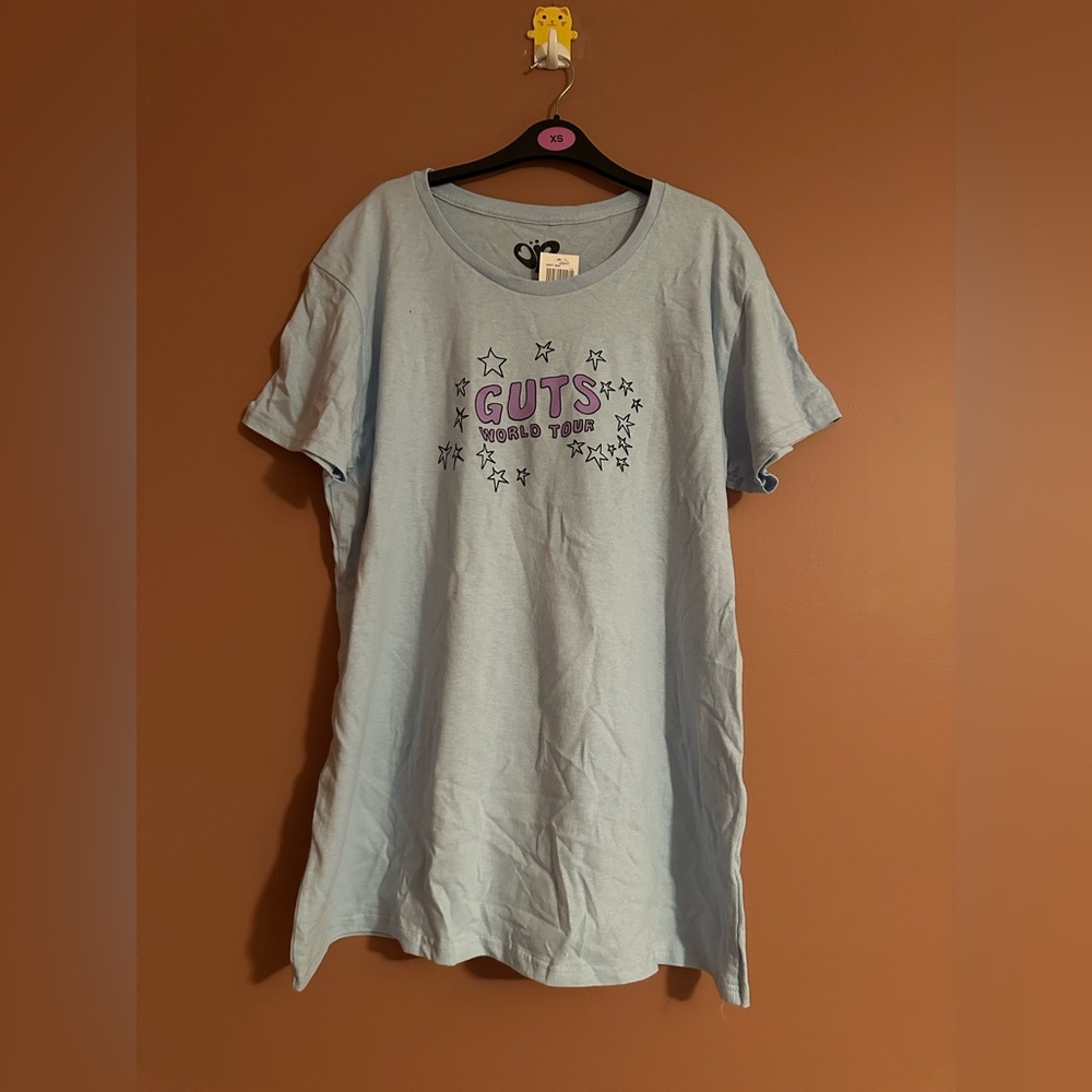 Olivia Rodrigo Guts Tour Songs Double-Sided Girls T-Shirt